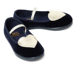 BONTON Hearts Mary Jane Shoes | Navy blue Sz 27 Eu